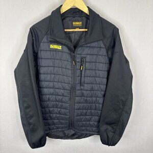 DeWALT Hybrid Work Jacket Men’s M Insulated Softshell Black